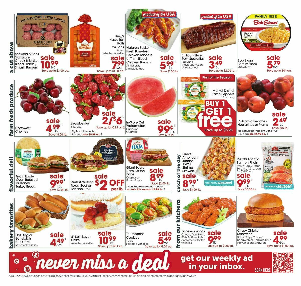 Giant Eagle Weekly Ad from August 6