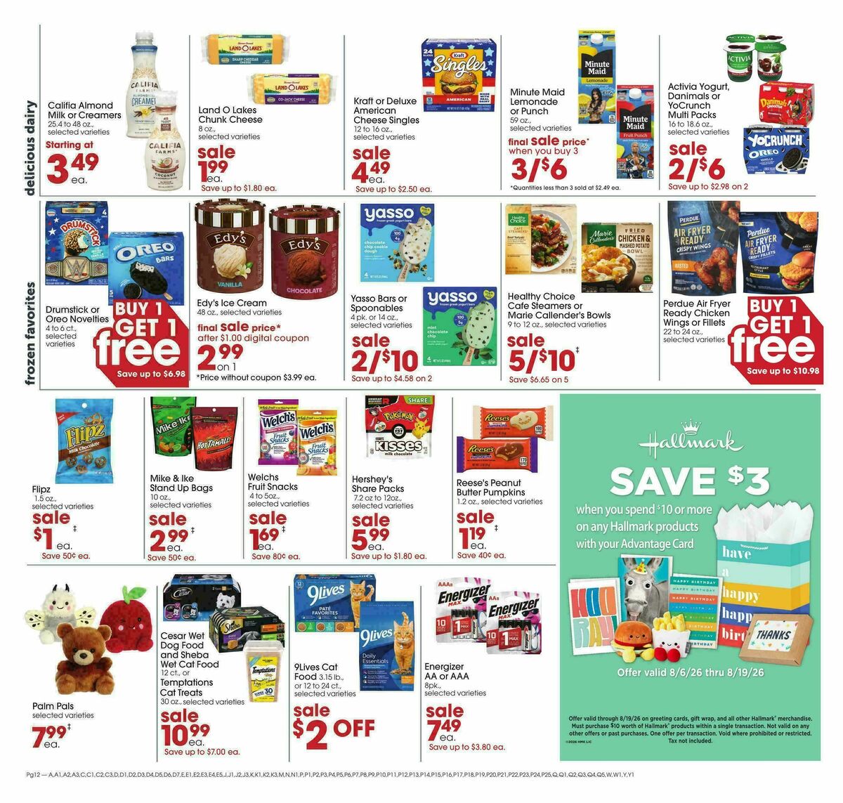 Giant Eagle Weekly Ad from August 13