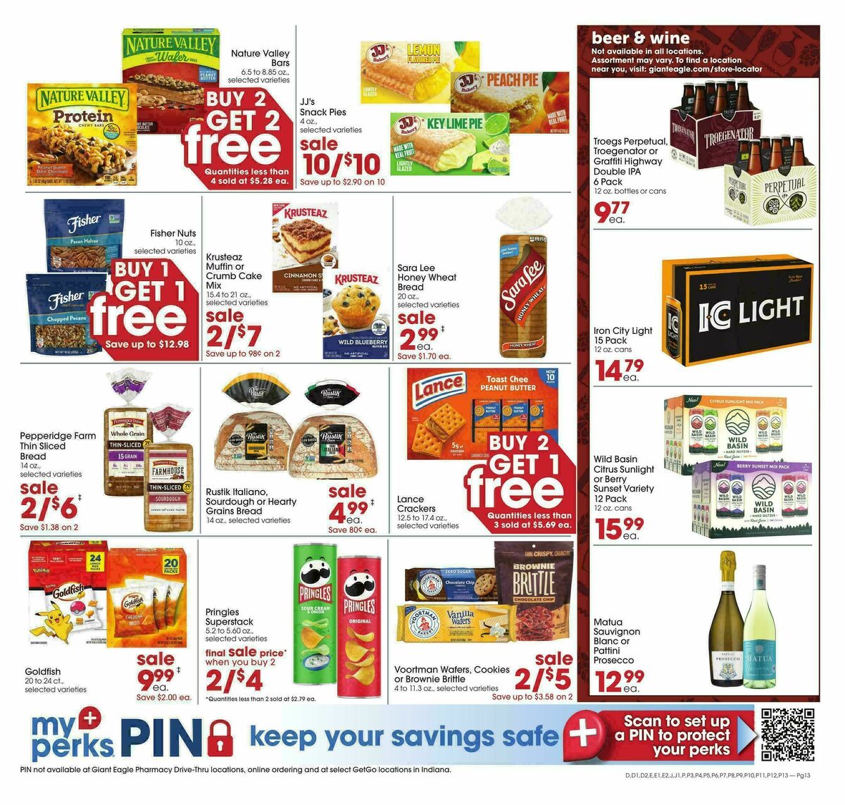 Giant Eagle Weekly Ad from August 13
