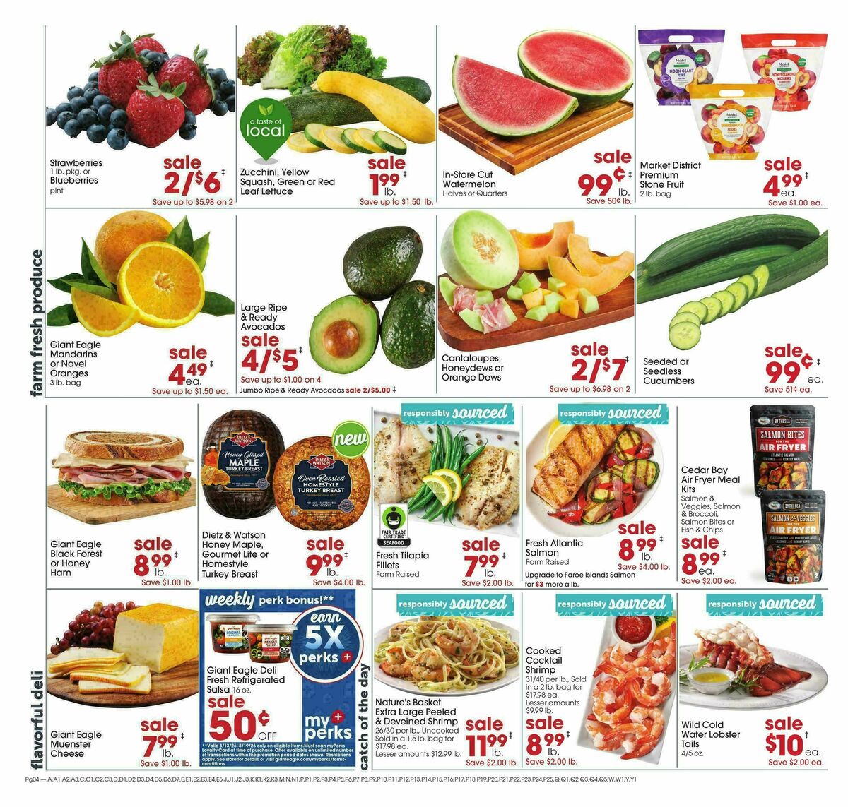 Giant Eagle Weekly Ad from August 13
