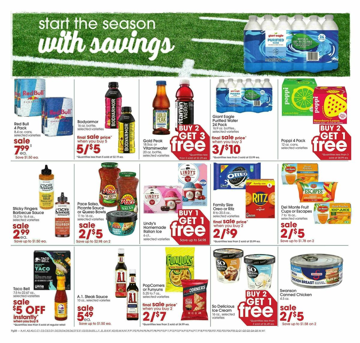 Giant Eagle Weekly Ad from August 13