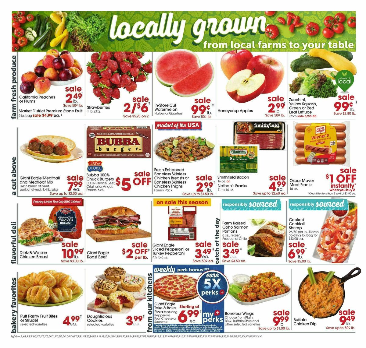 Giant Eagle Weekly Ad from August 20