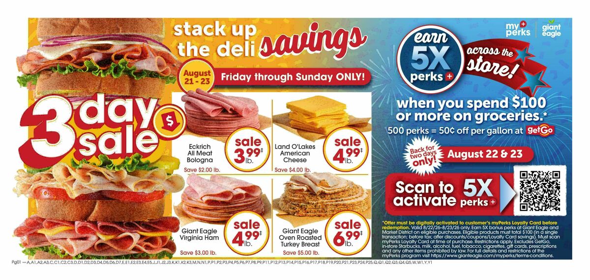 Giant Eagle Weekly Ad from August 20
