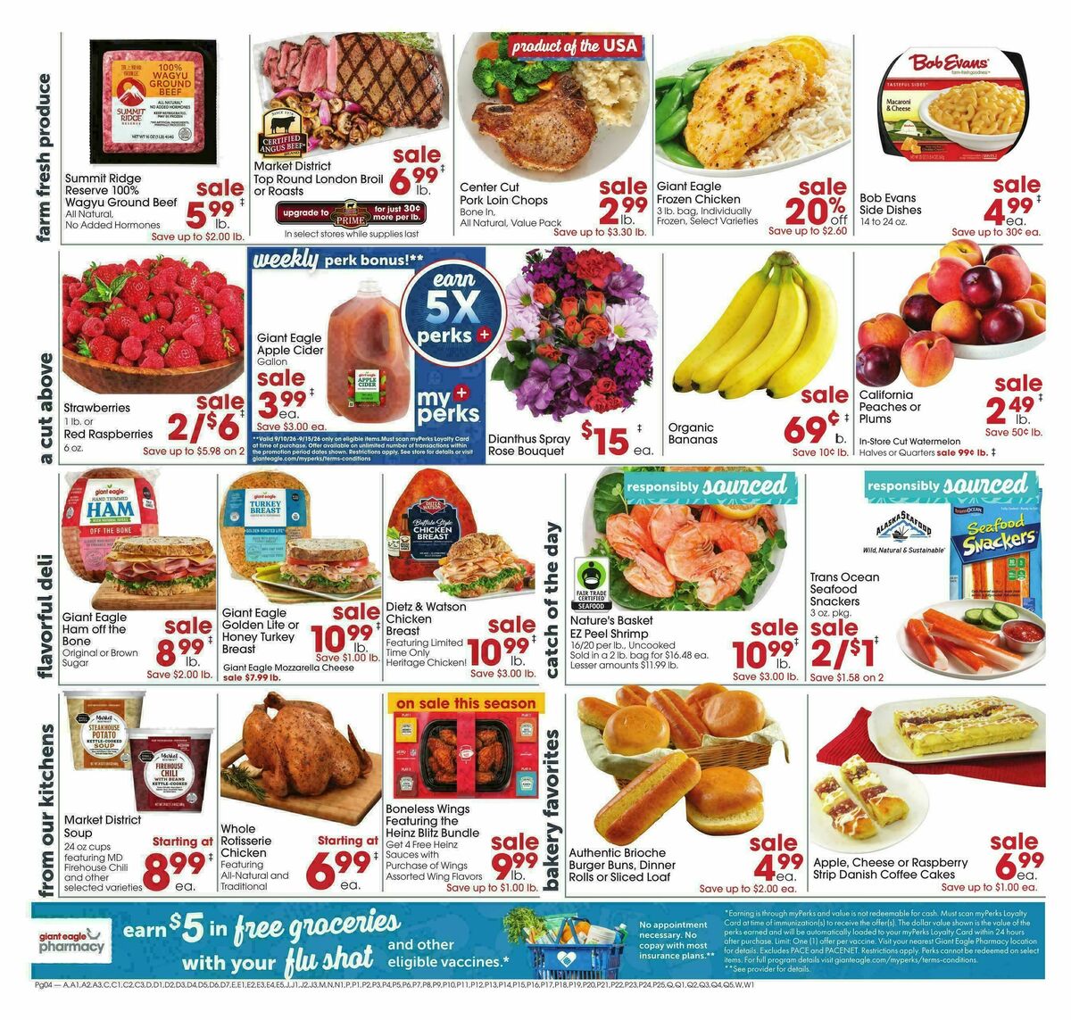 Giant Eagle Weekly Ad from September 10