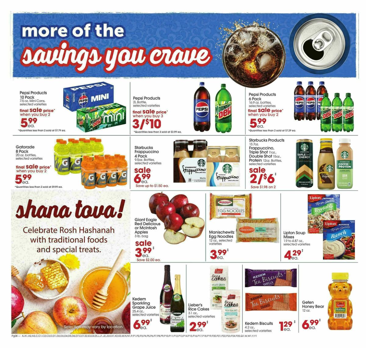 Giant Eagle Weekly Ad from September 10