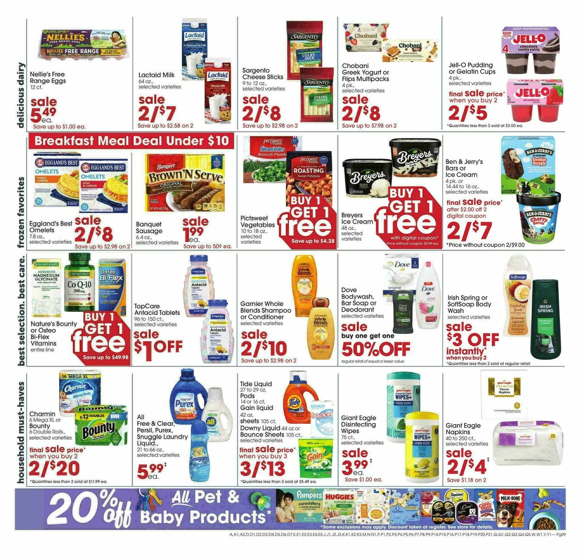 Giant Eagle Weekly Ad from September 10