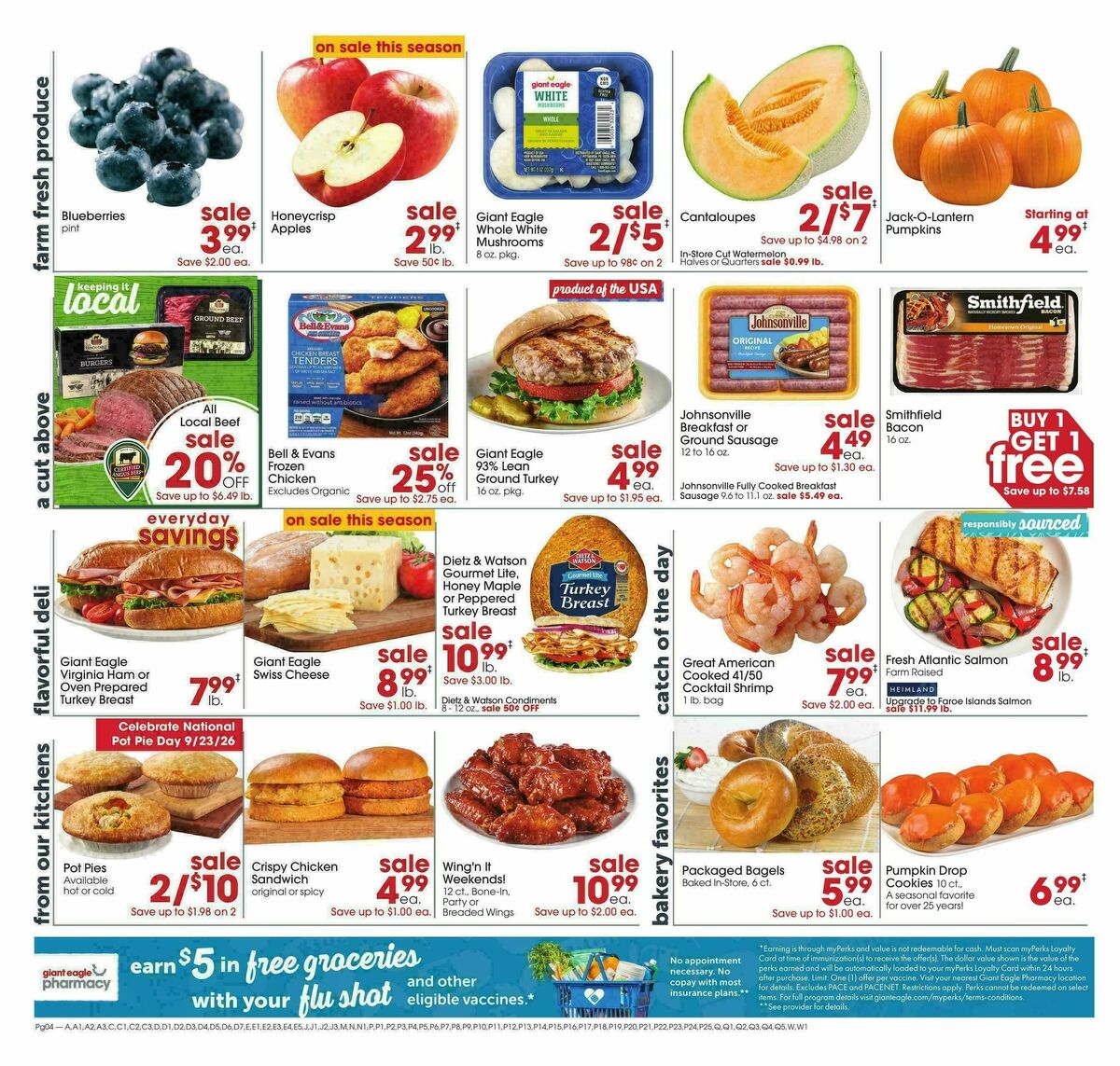 Giant Eagle Weekly Ad from September 17