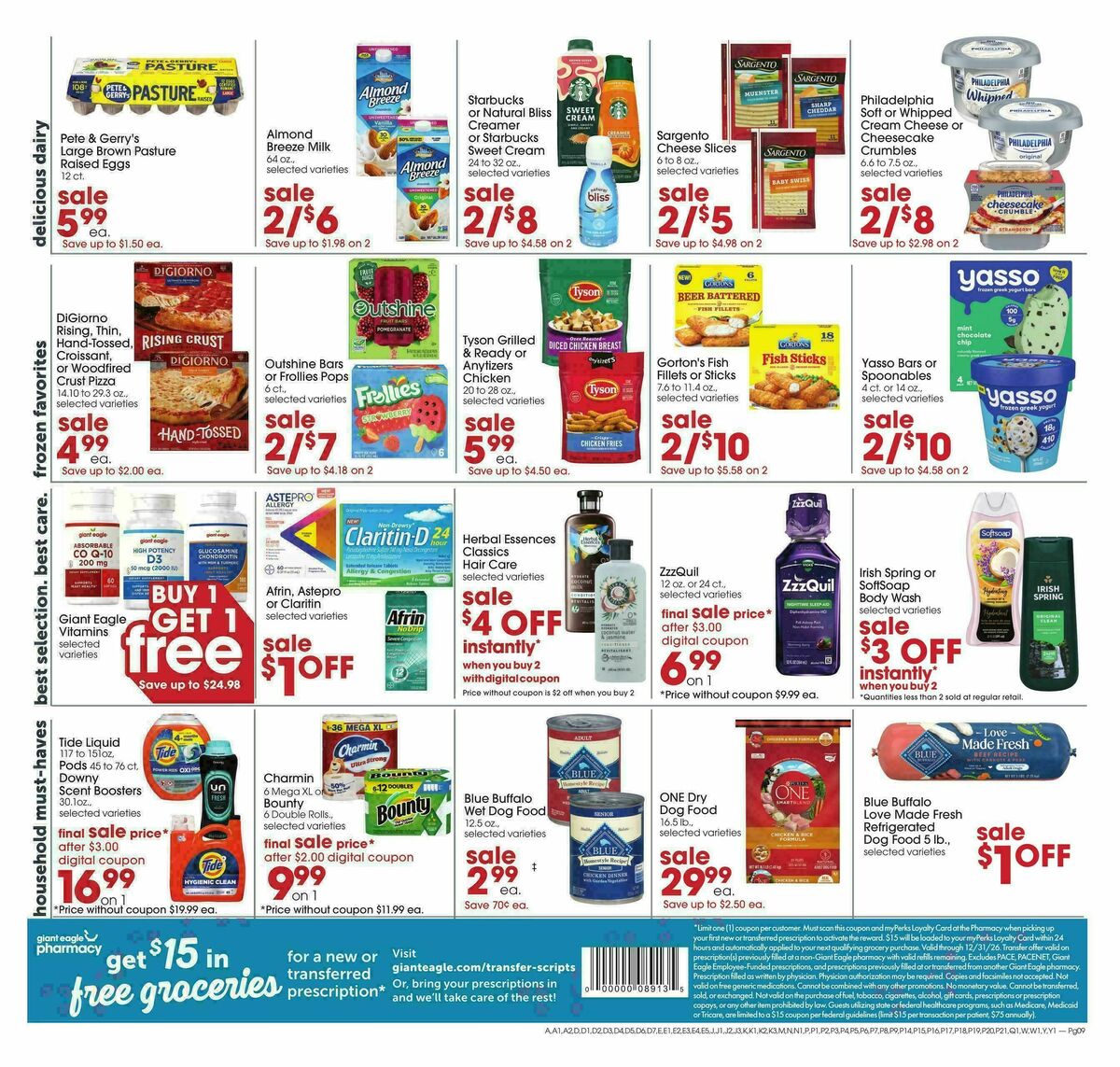 Giant Eagle Weekly Ad from September 24