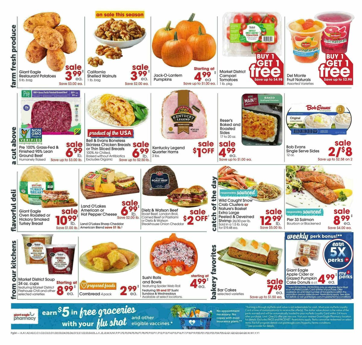 Giant Eagle Weekly Ad from September 24