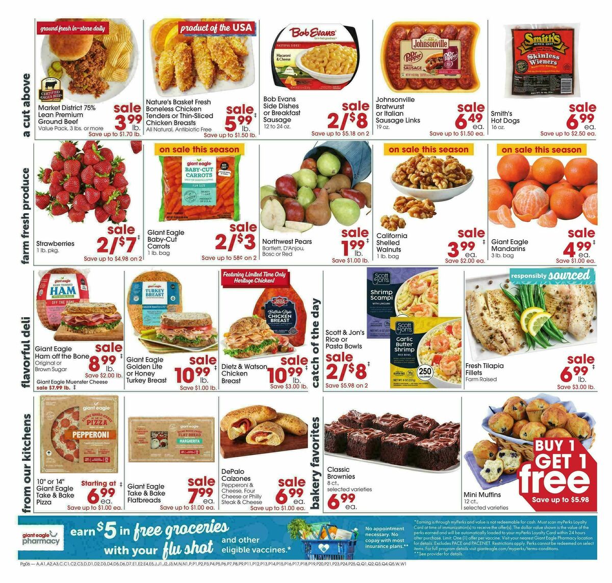 Giant Eagle Weekly Ad from October 1