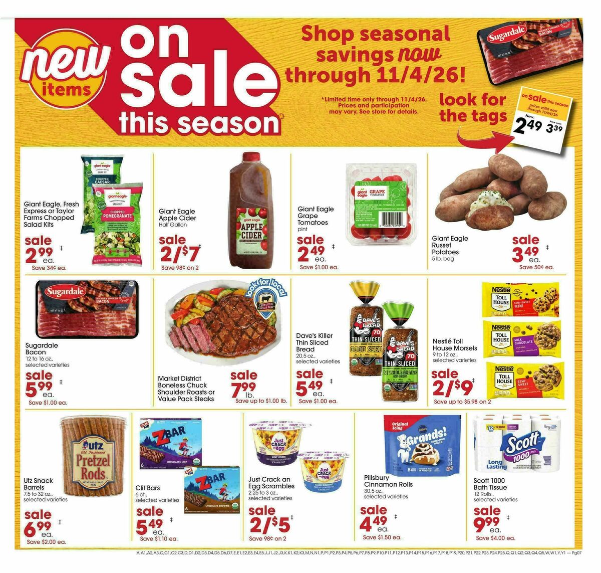 Giant Eagle Weekly Ad from October 1