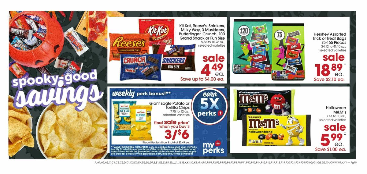 Giant Eagle Weekly Ad from October 8