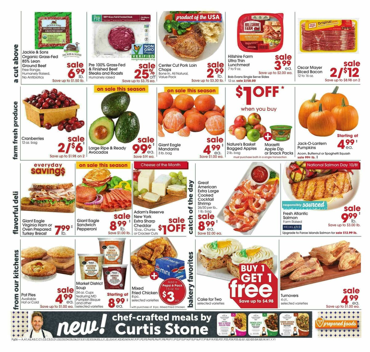 Giant Eagle Weekly Ad from October 8