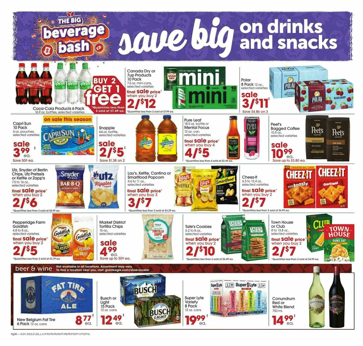 Giant Eagle Weekly Ad from October 22