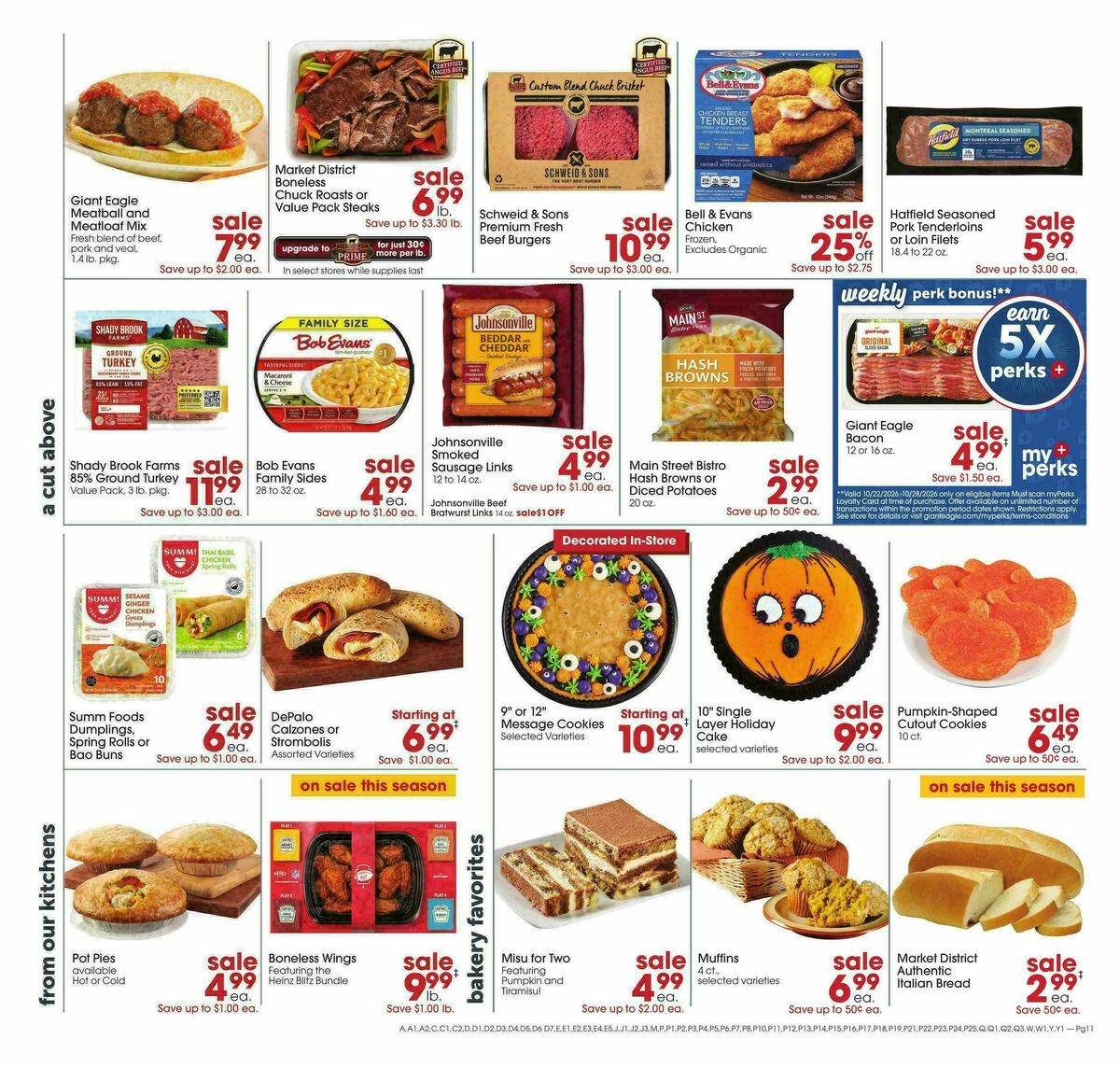 Giant Eagle Weekly Ad from October 22
