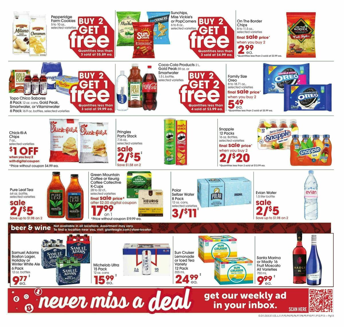 Giant Eagle Weekly Ad from October 29