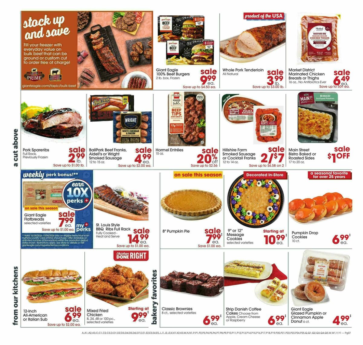 Giant Eagle Weekly Ad from October 29