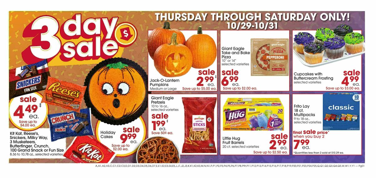 Giant Eagle Weekly Ad from October 29