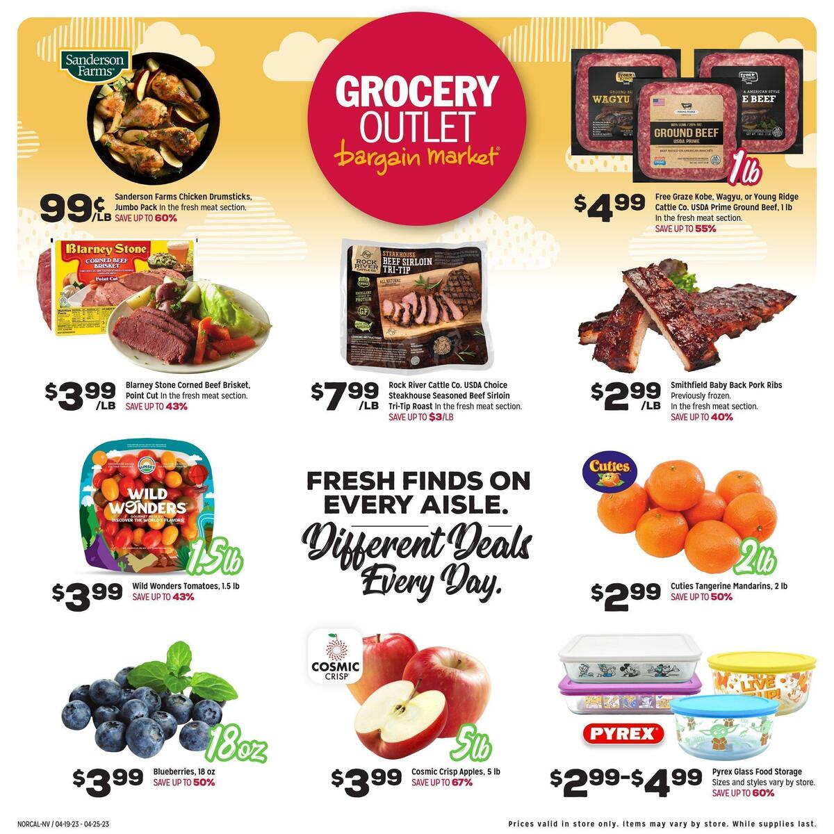 Grocery Outlet Weekly Ad from April 19