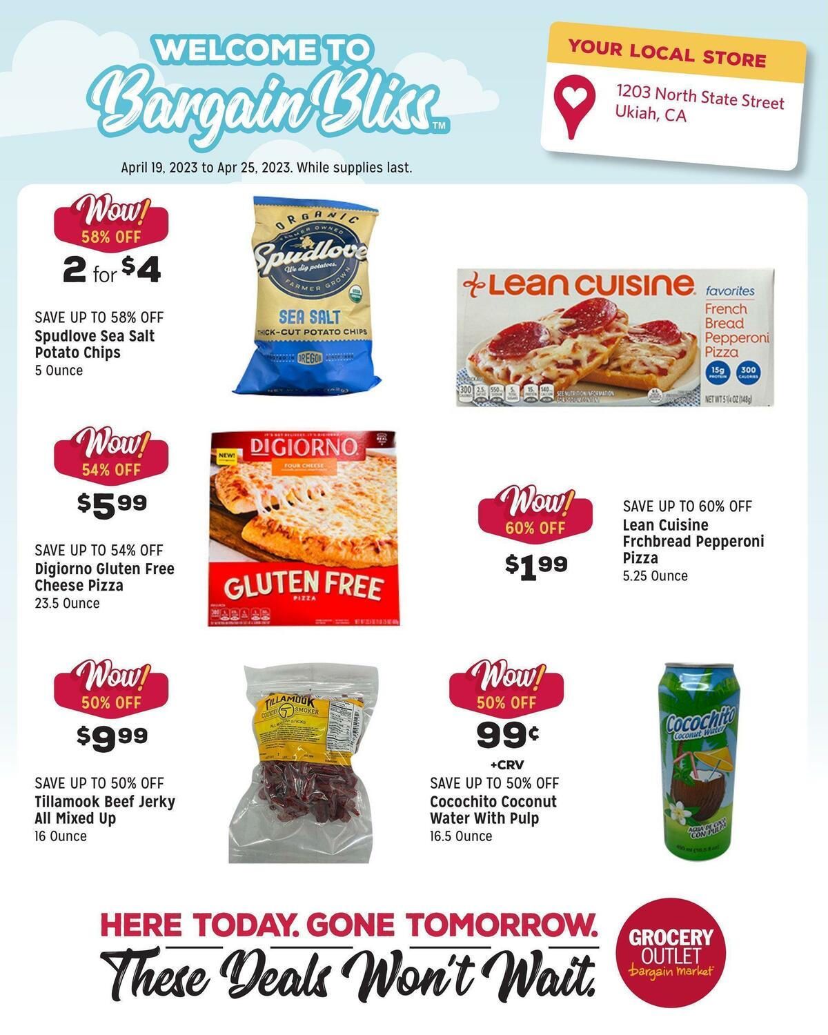 Grocery Outlet Weekly Ad from April 19