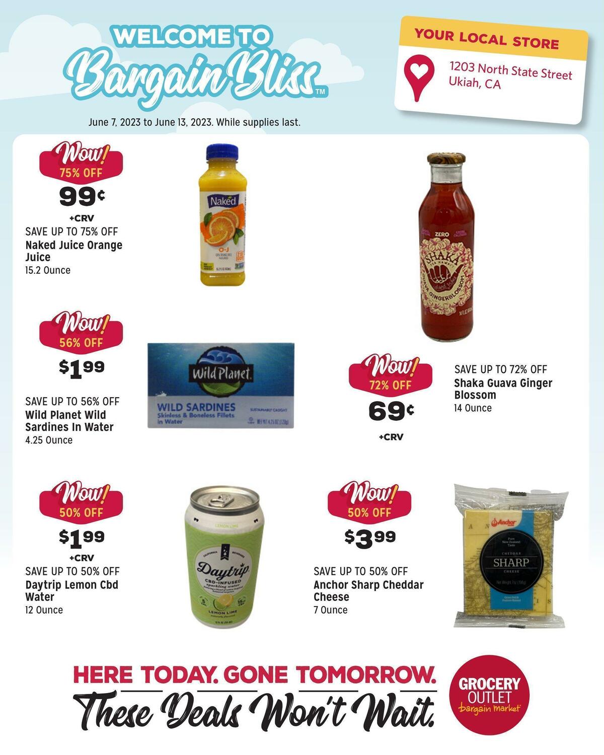 Grocery Outlet Weekly Ad from June 7