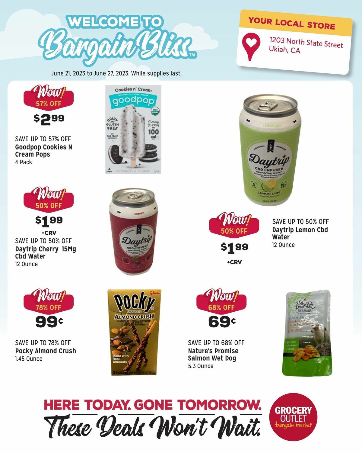 Grocery Outlet Weekly Ad from June 21