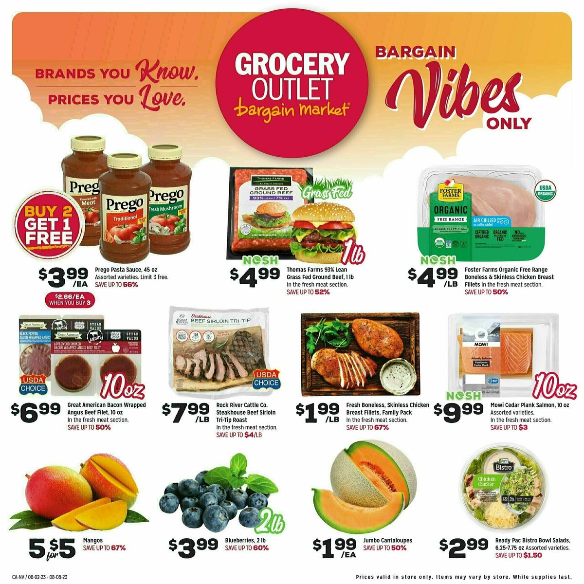 Grocery Outlet Weekly Ad from August 2