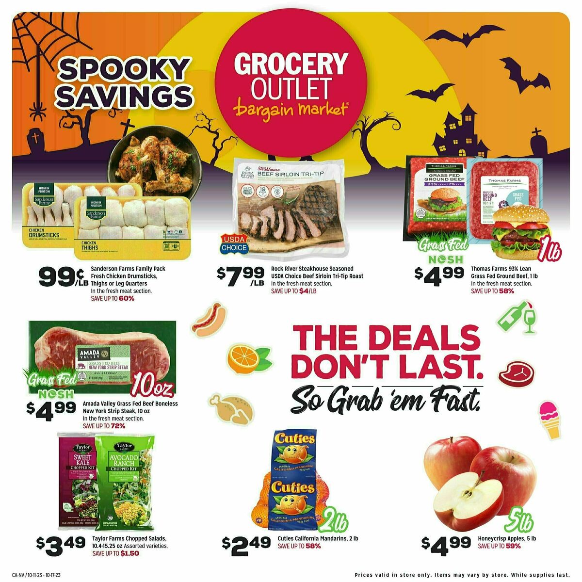 Grocery Outlet Weekly Ad from October 11