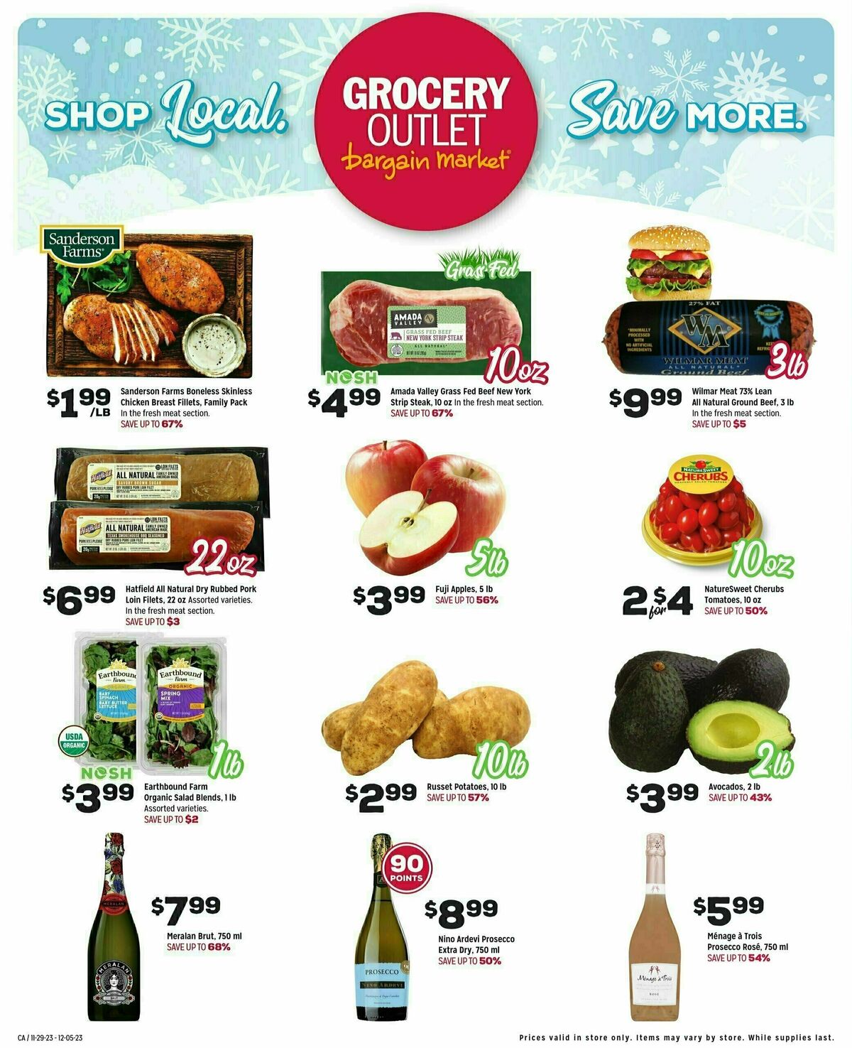 Grocery Outlet Weekly Ad from November 29
