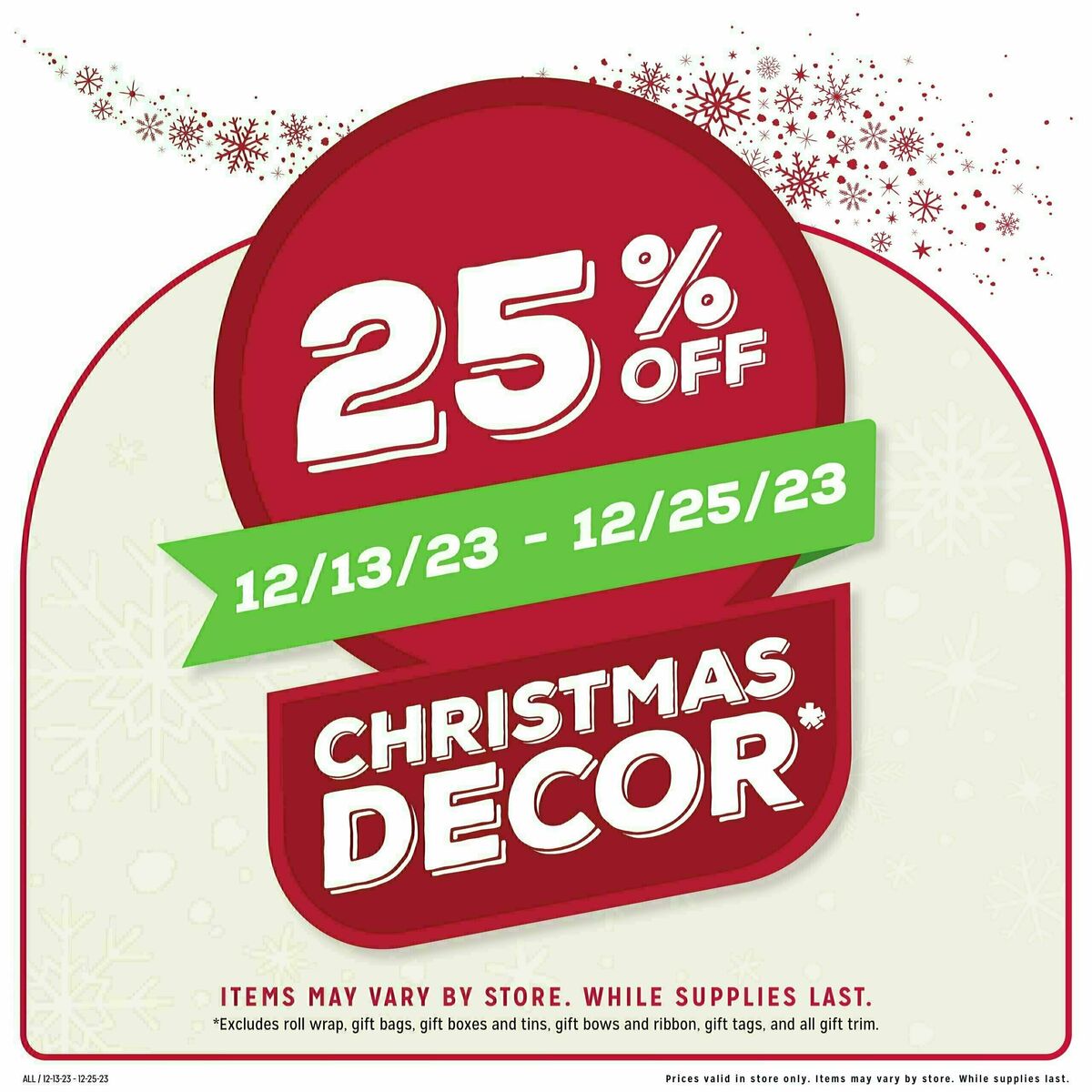 Grocery Outlet Weekly Ad from December 13