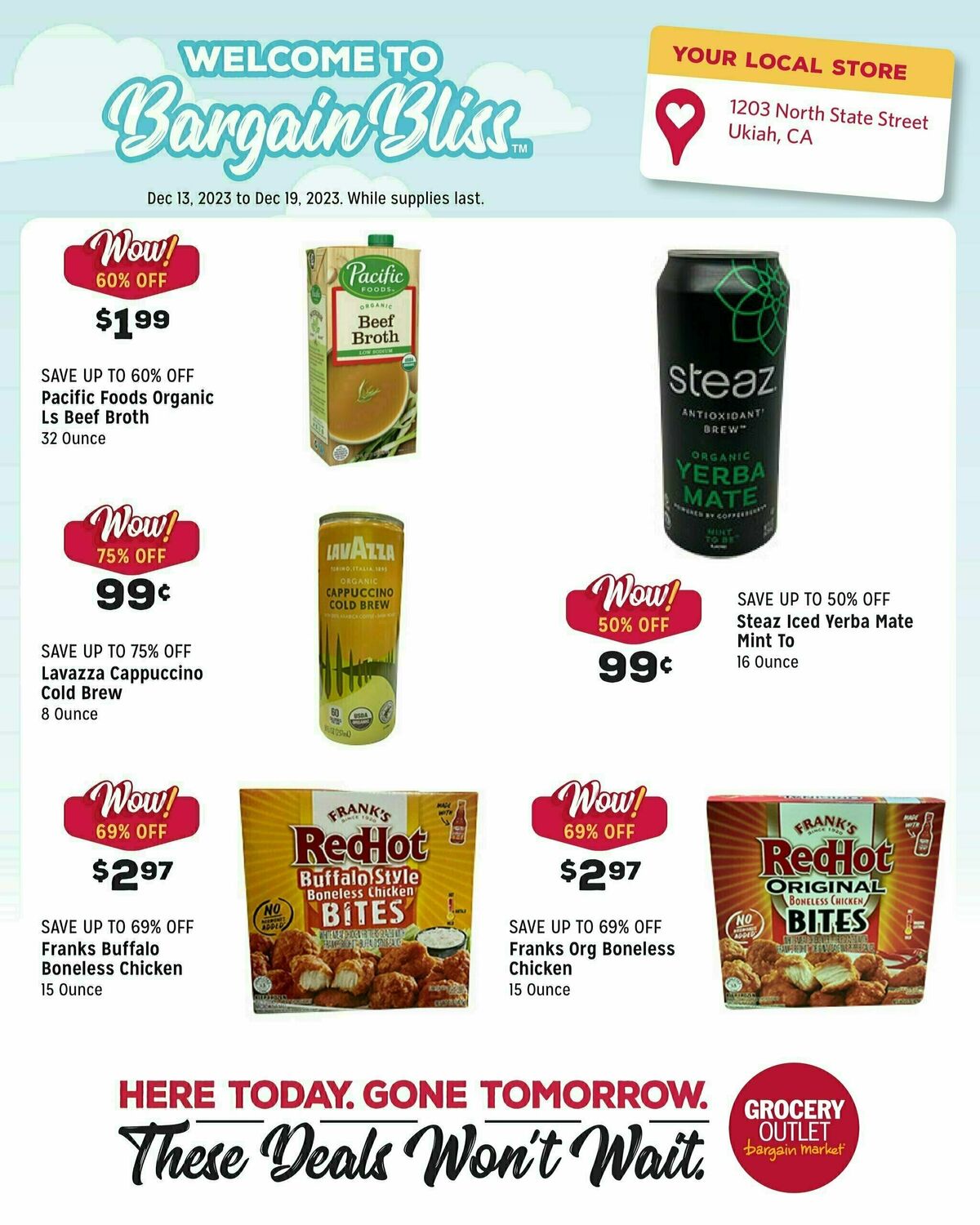 Grocery Outlet Weekly Ad from December 13