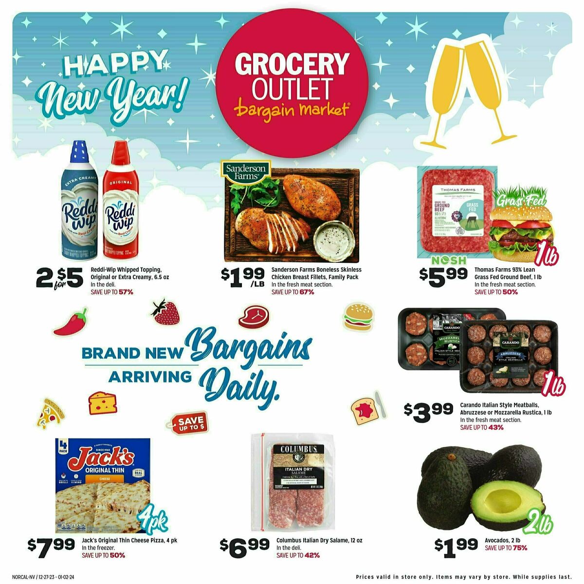 Grocery Outlet Weekly Ad from December 27
