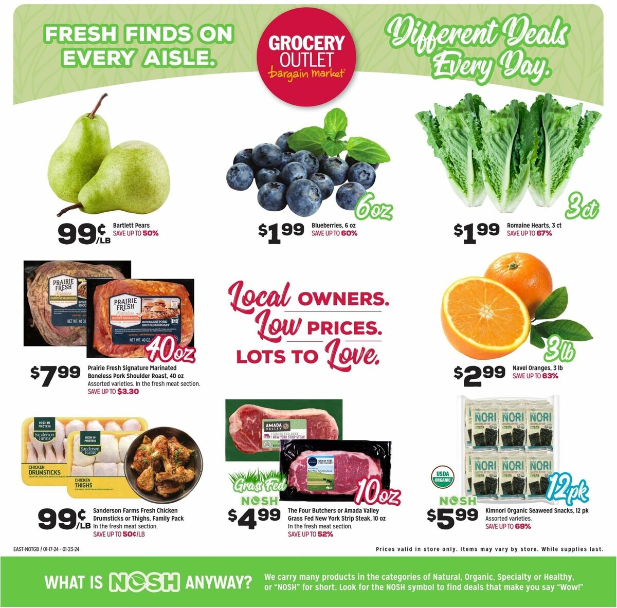 Grocery Outlet Weekly Ad from January 17