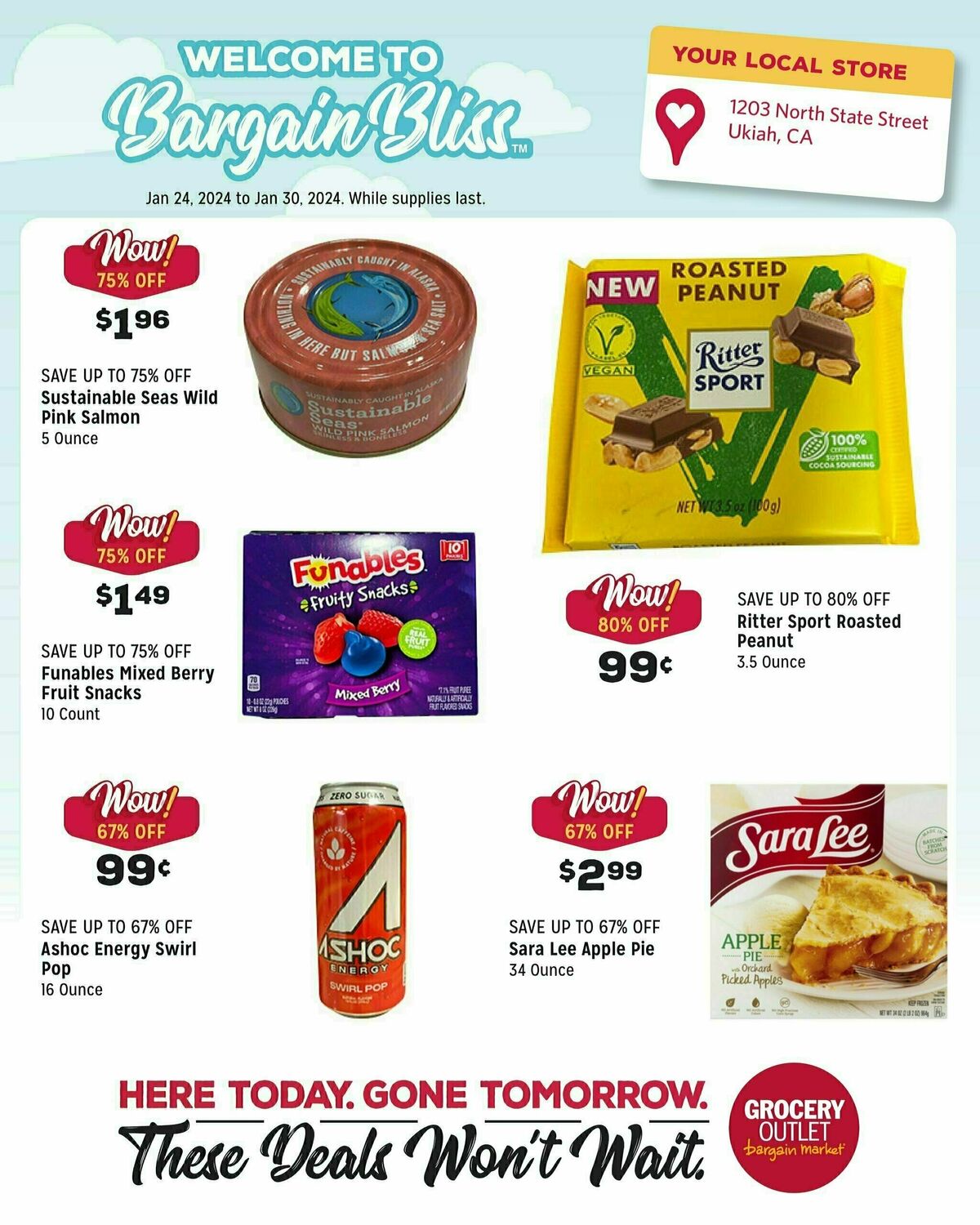 Grocery Outlet Weekly Ad from January 24