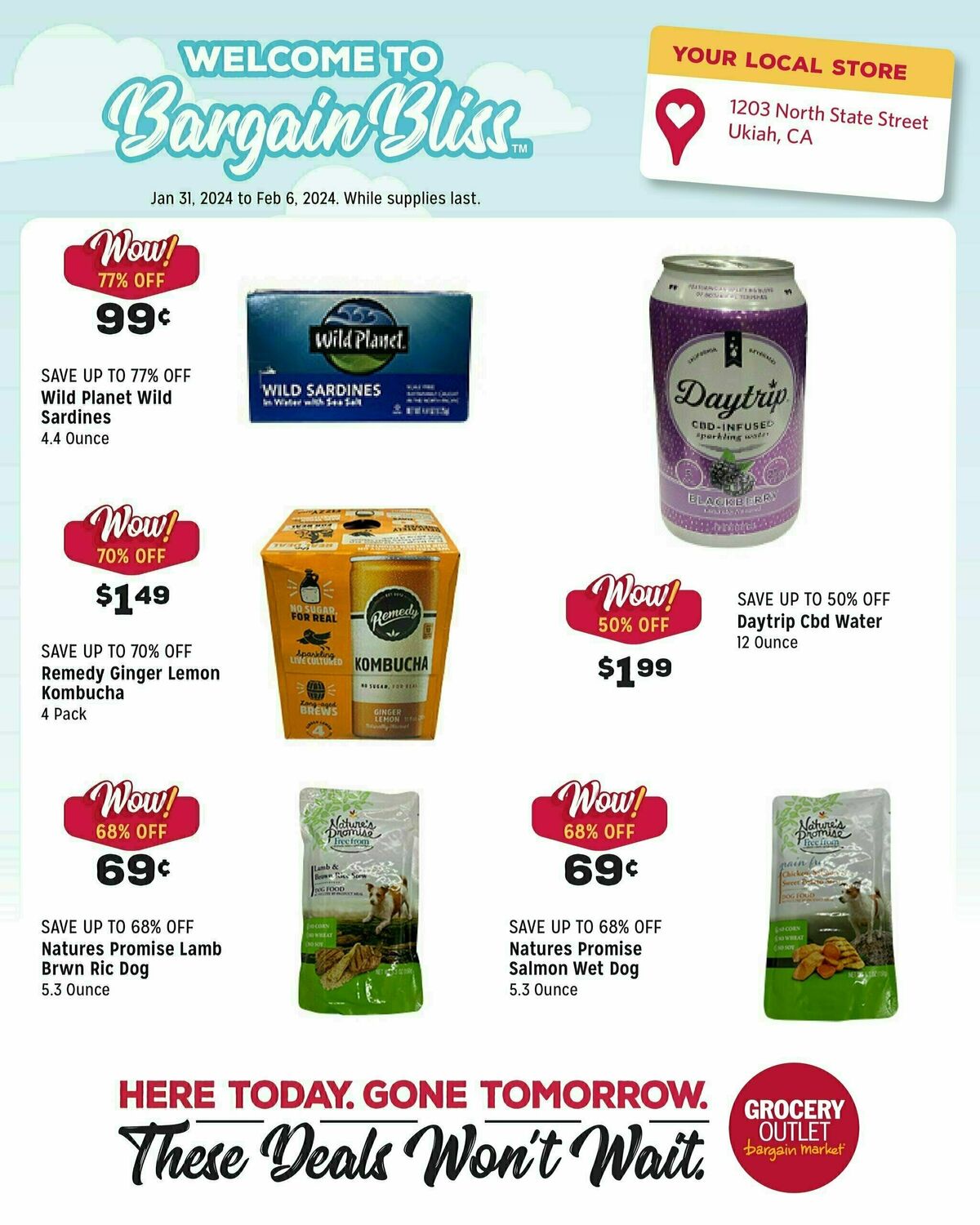 Grocery Outlet Weekly Ad from January 31