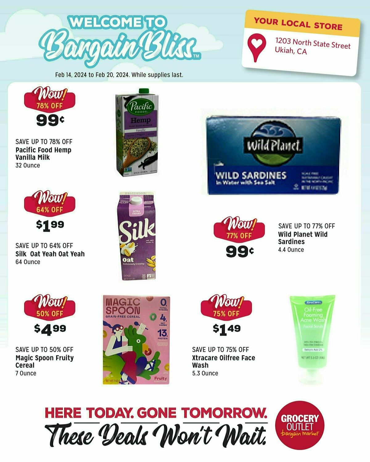 Grocery Outlet Weekly Ad from February 14