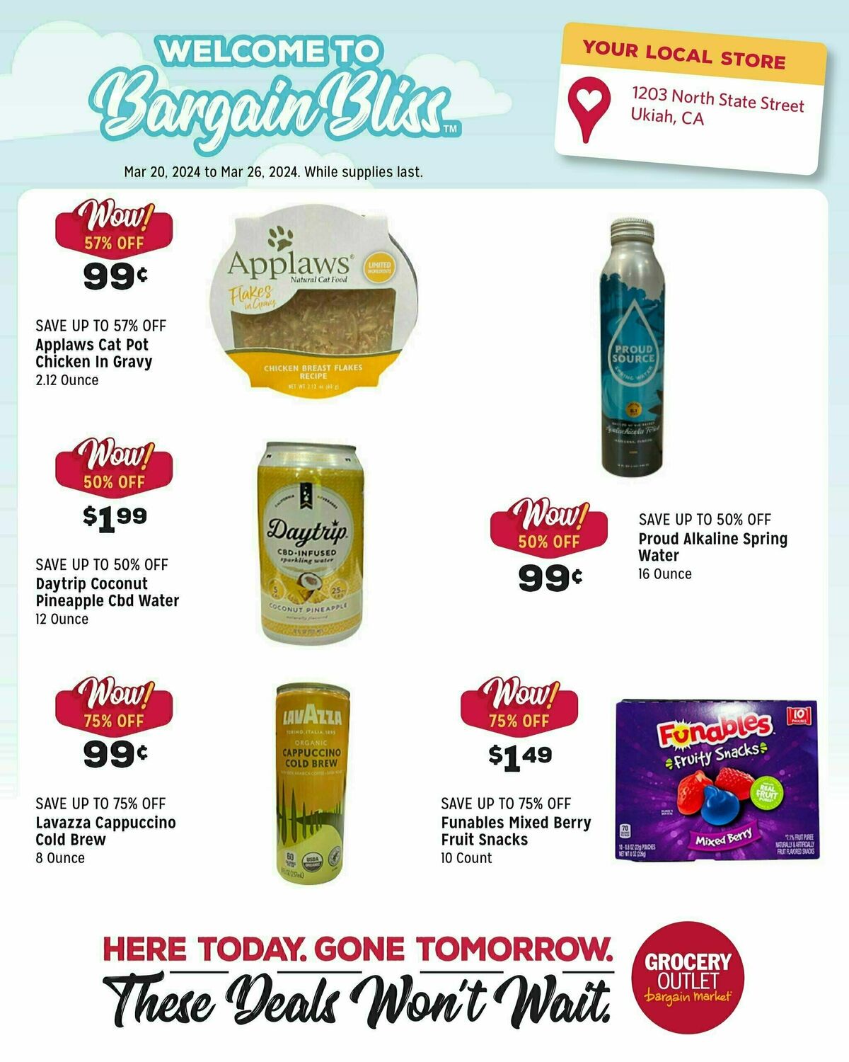 Grocery Outlet Weekly Ad from March 20