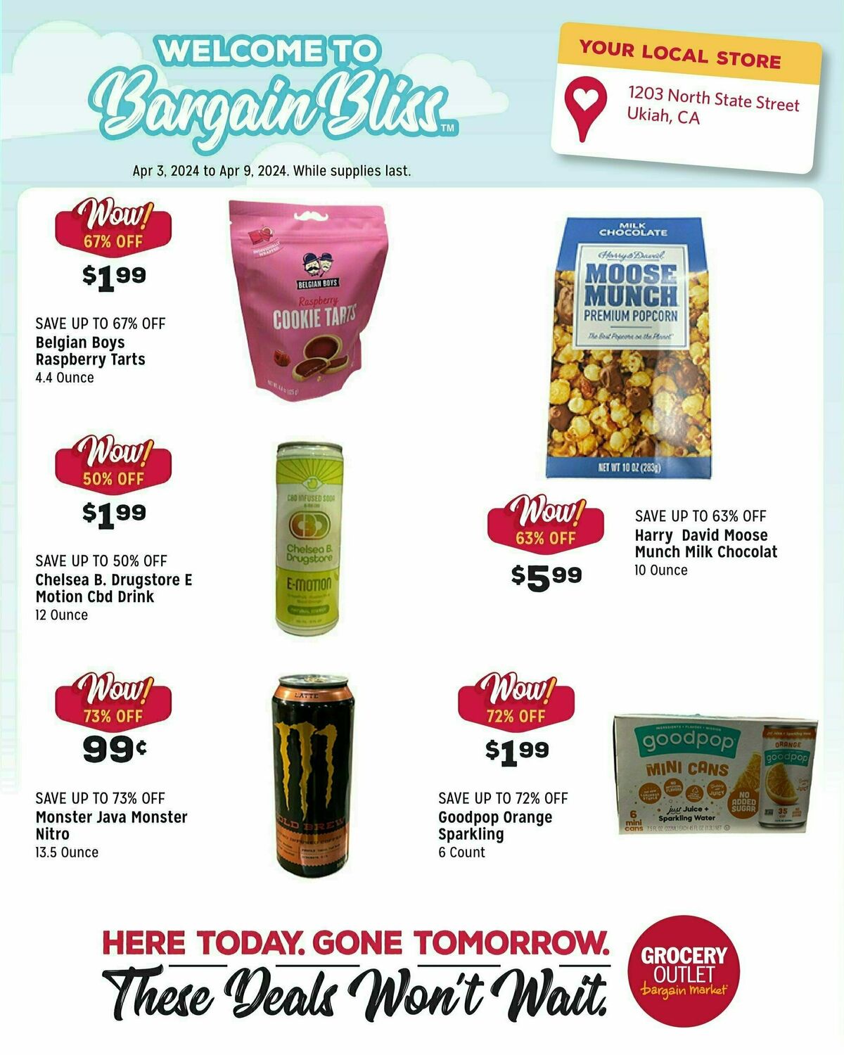 Grocery Outlet Weekly Ad from April 3