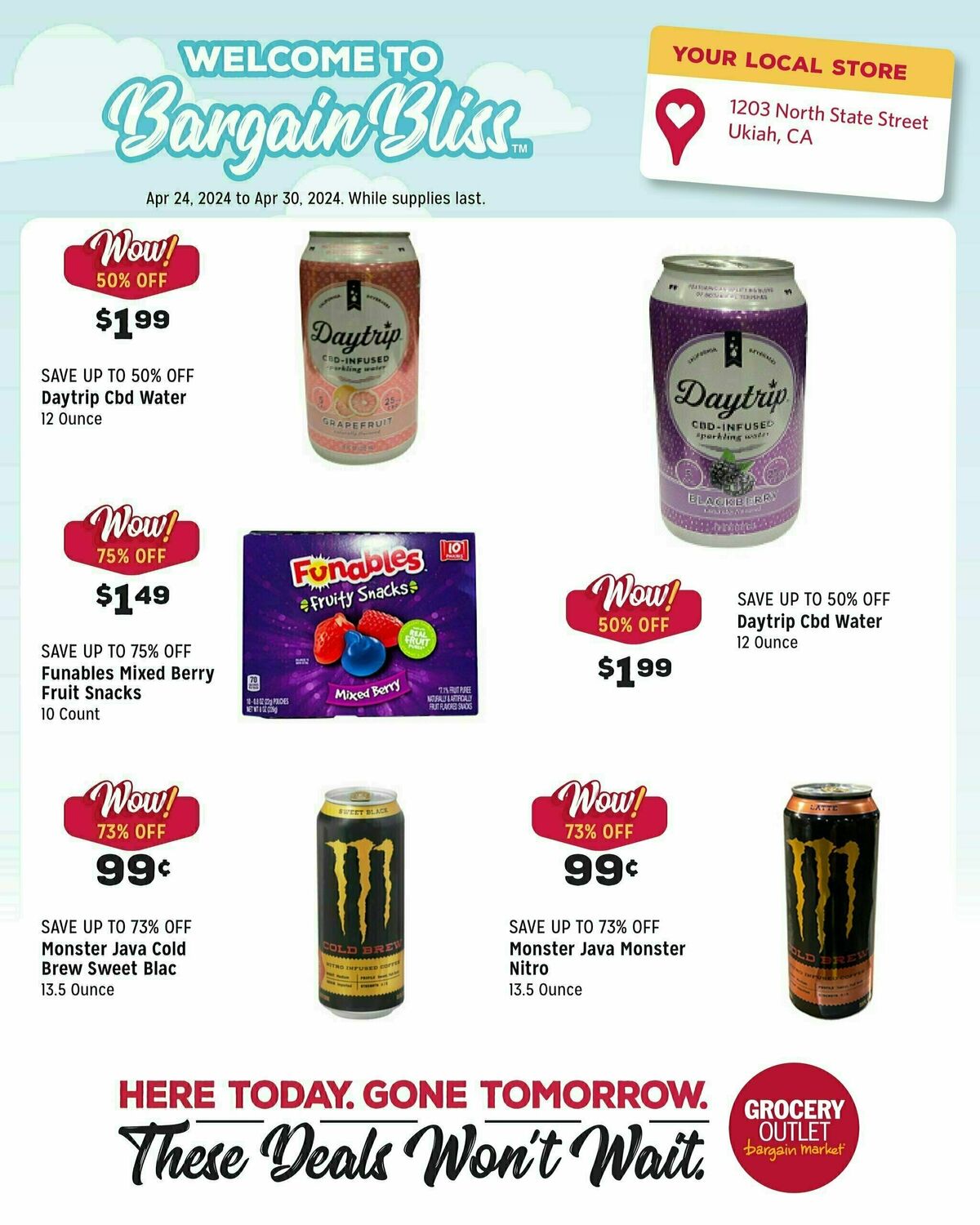 Grocery Outlet Weekly Ad from April 24