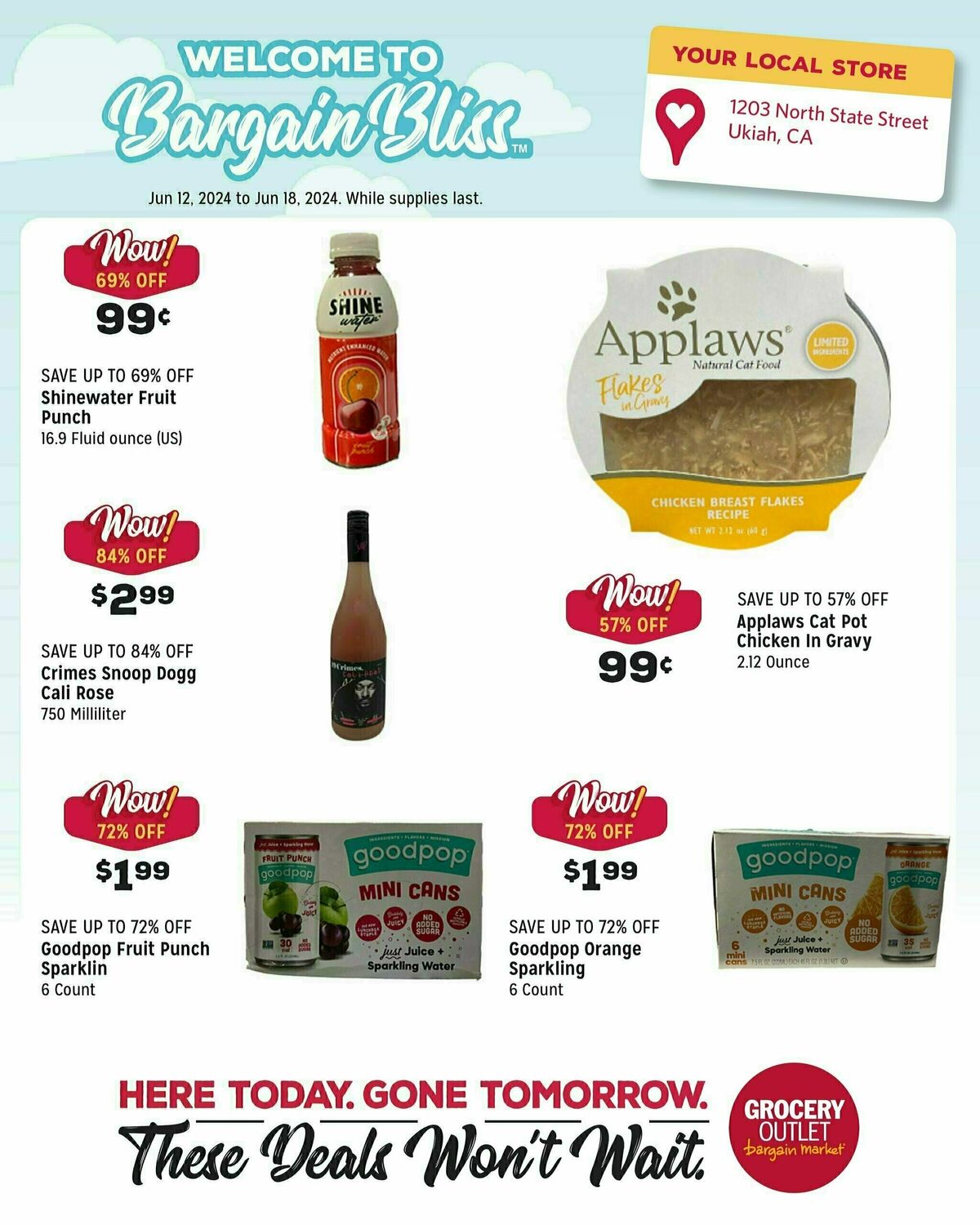 Grocery Outlet Weekly Ad from June 12
