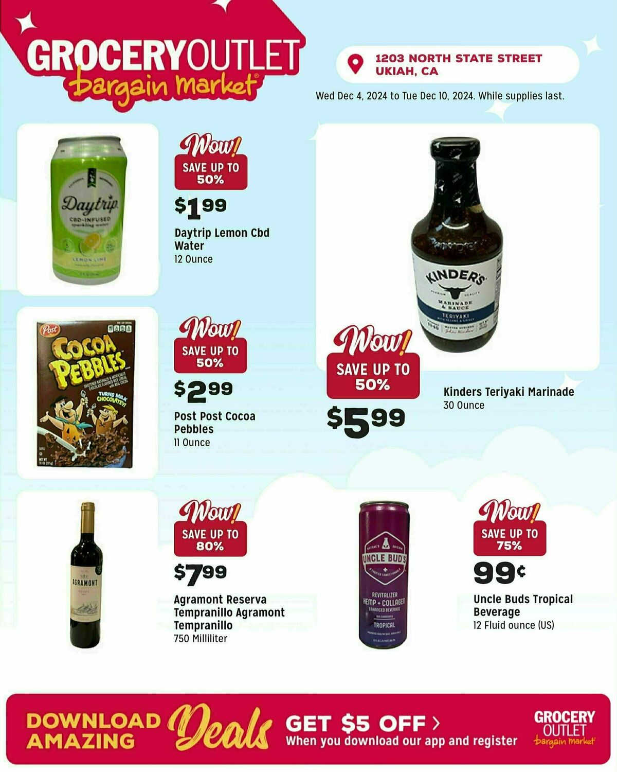 Grocery Outlet Weekly Ad from December 4