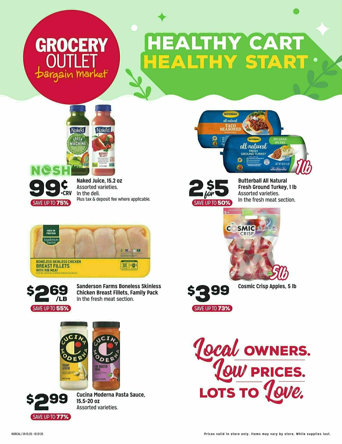 Grocery Outlet Weekly Ad from January 15