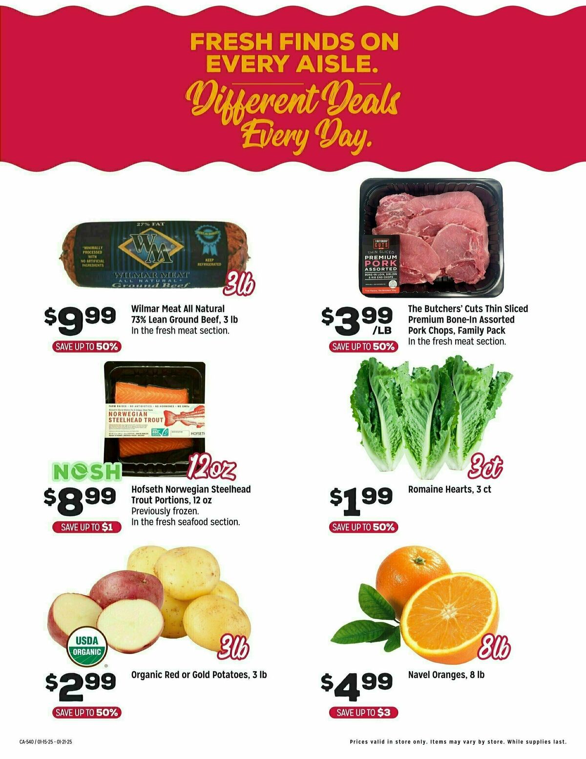 Grocery Outlet Weekly Ad from January 15