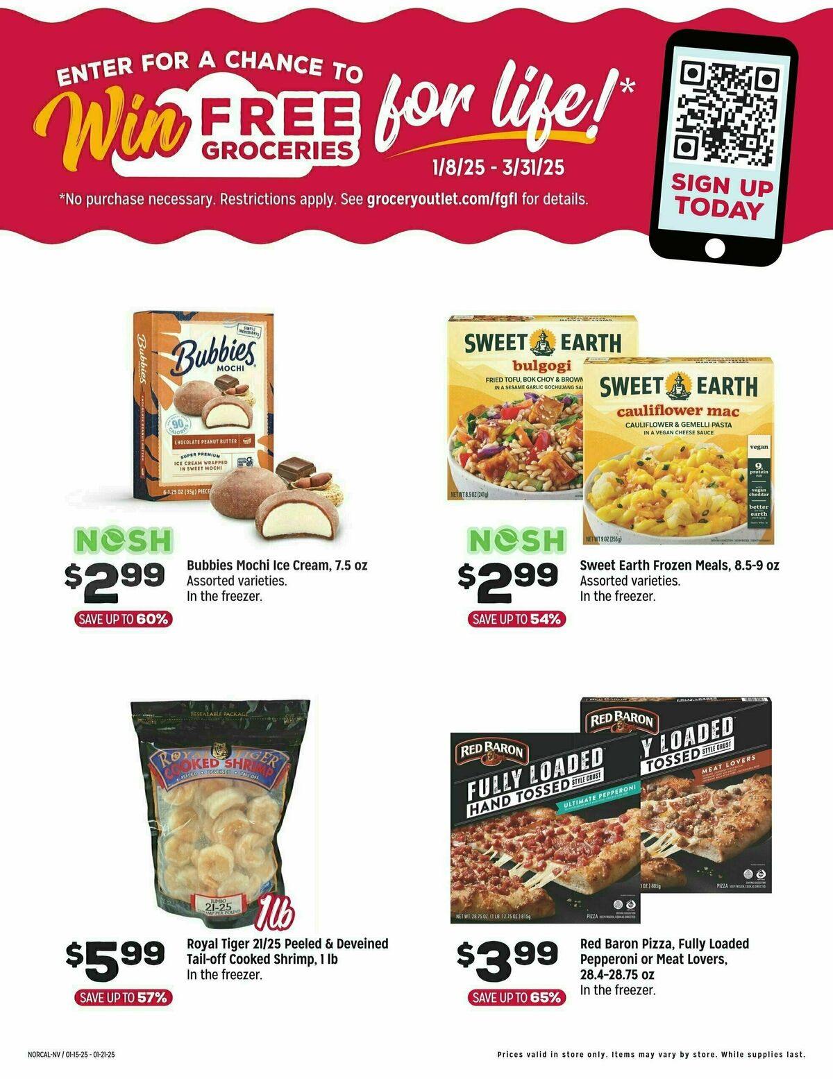 Grocery Outlet Weekly Ad from January 15