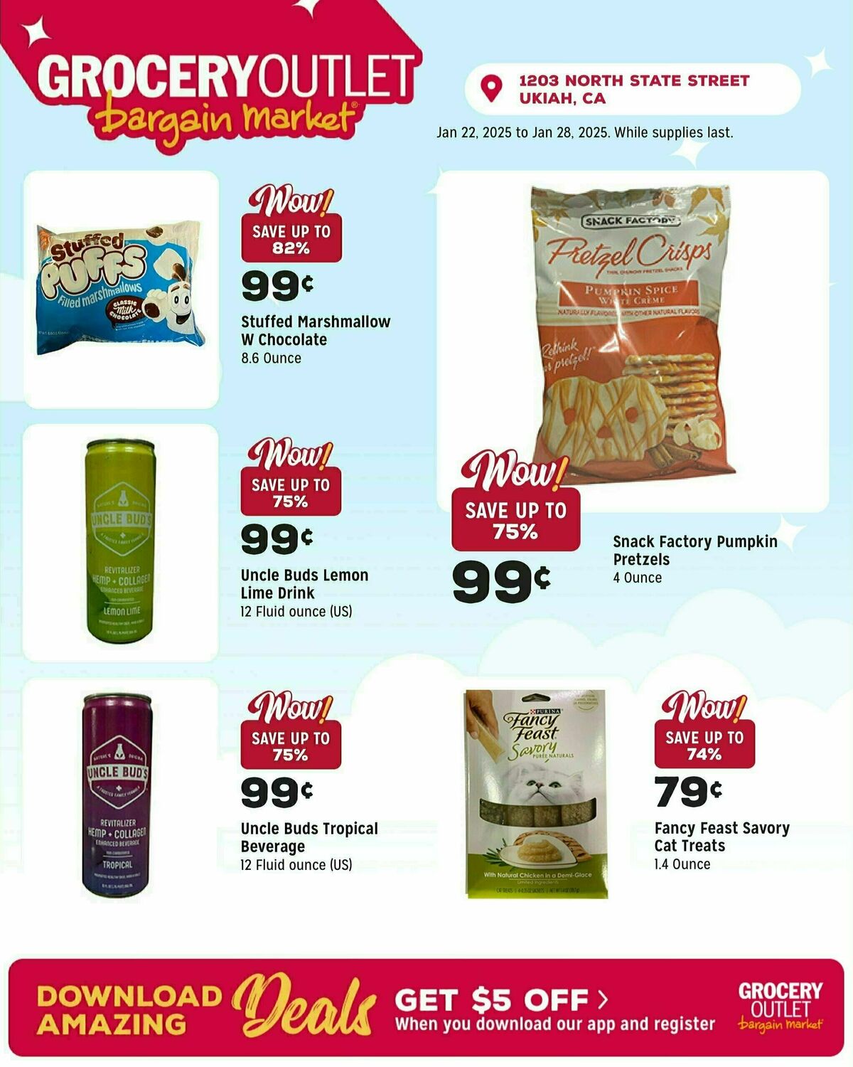 Grocery Outlet Weekly Ad from January 22