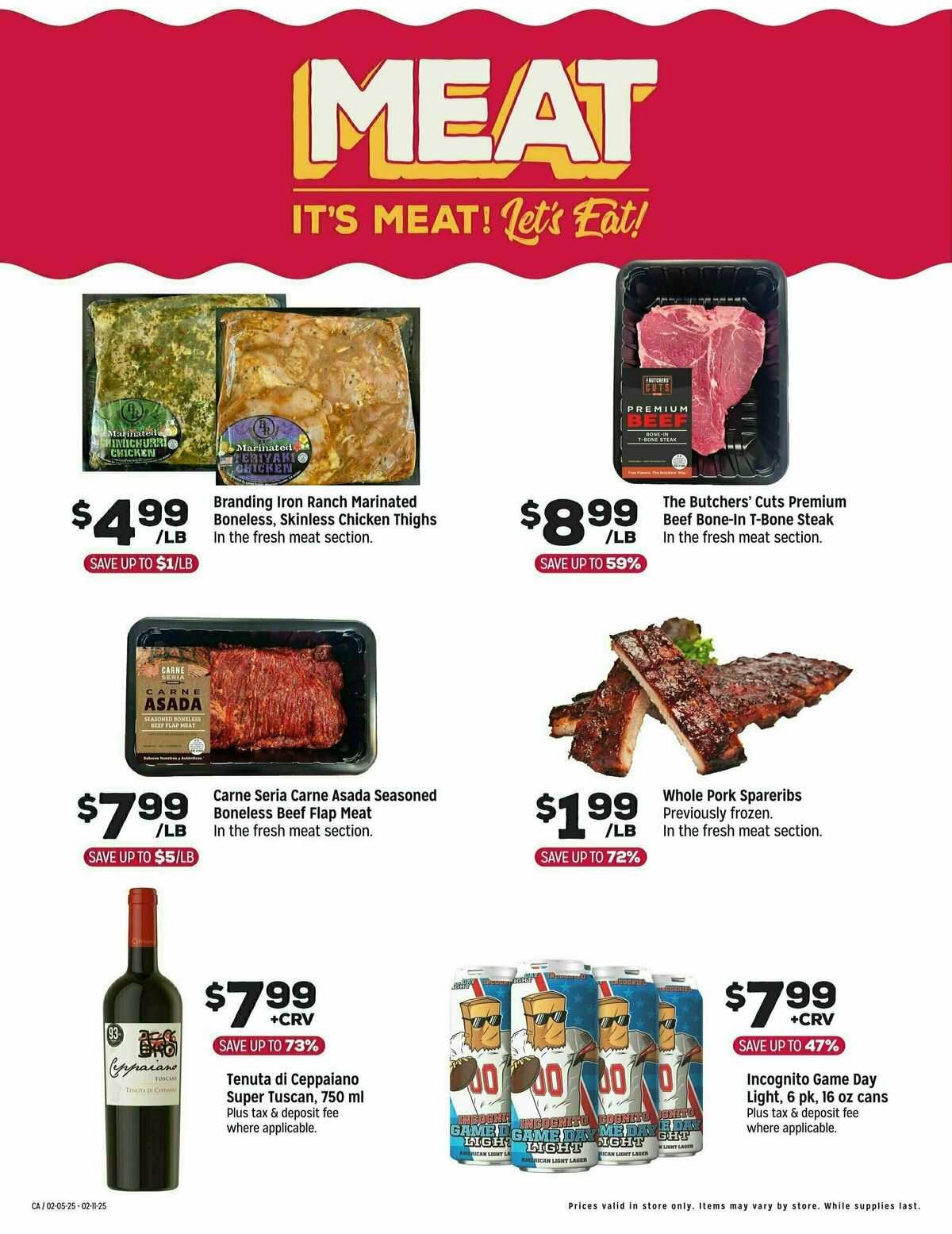 Grocery Outlet Weekly Ad from February 5