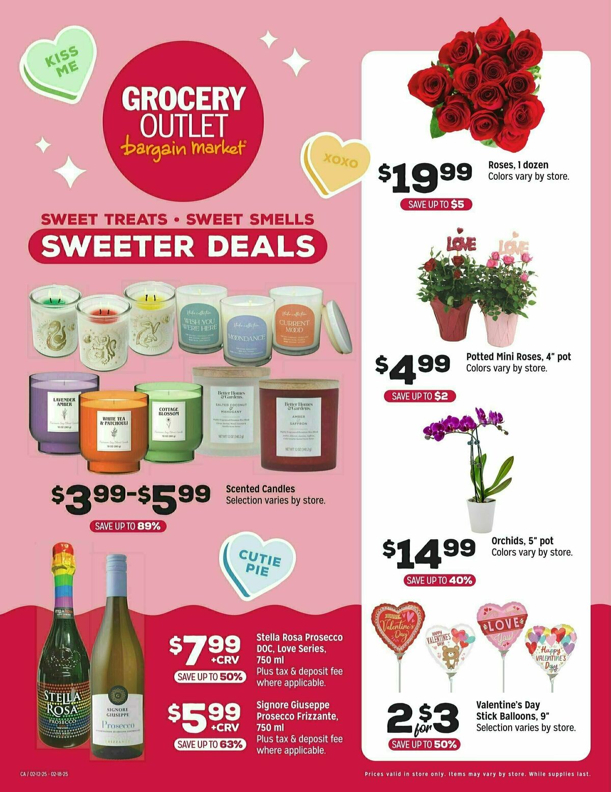 Grocery Outlet Valentine's Gifts Weekly Ad from February 12