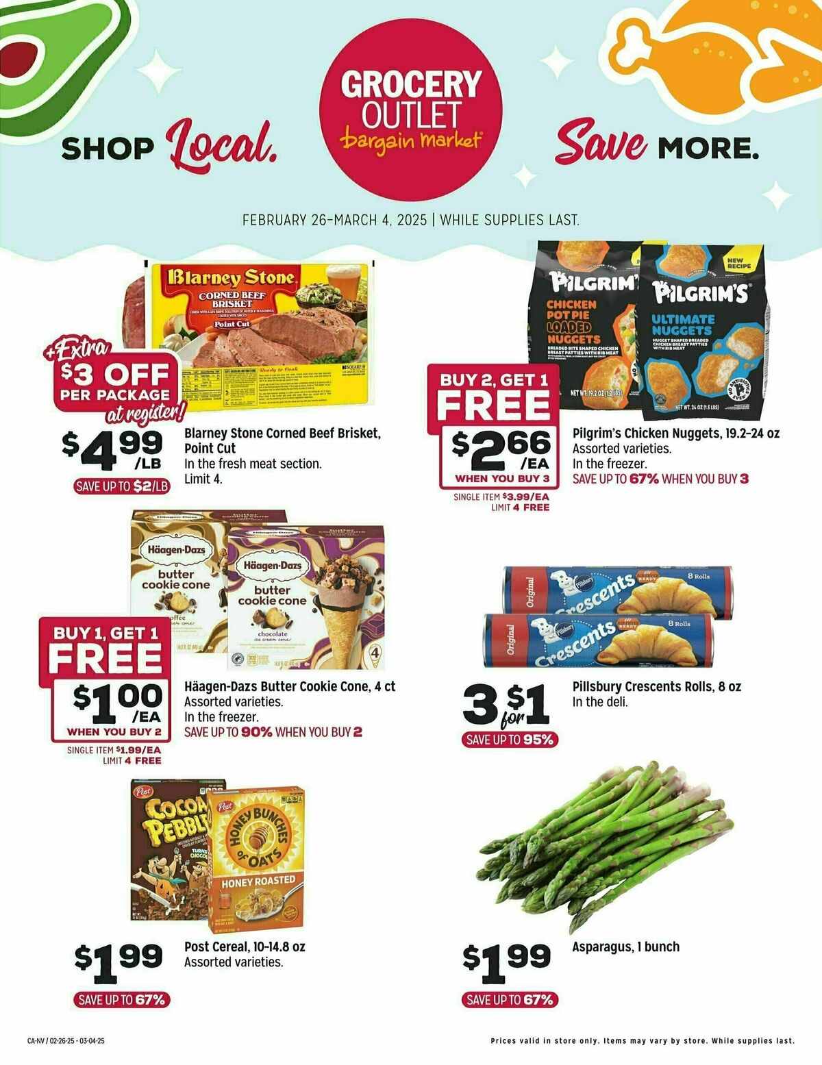 Grocery Outlet Weekly Ad from February 26