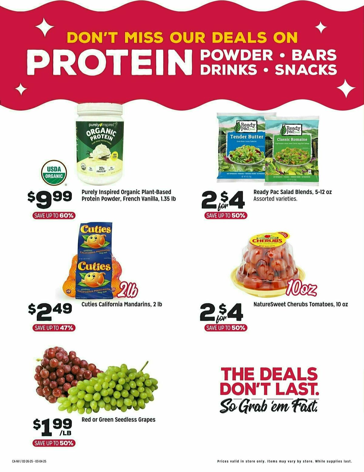 Grocery Outlet Weekly Ad from February 26