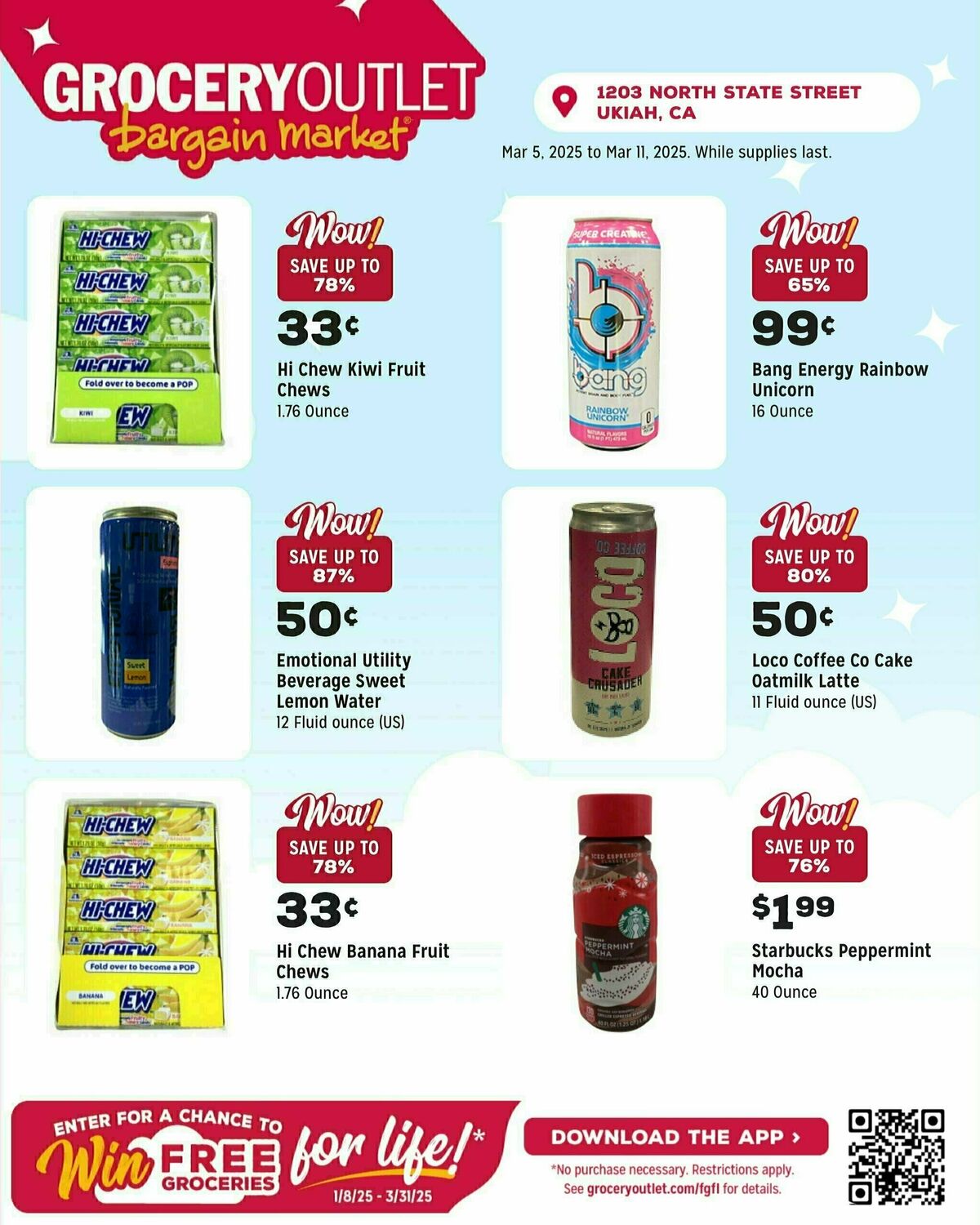 Grocery Outlet Weekly Ad from March 5